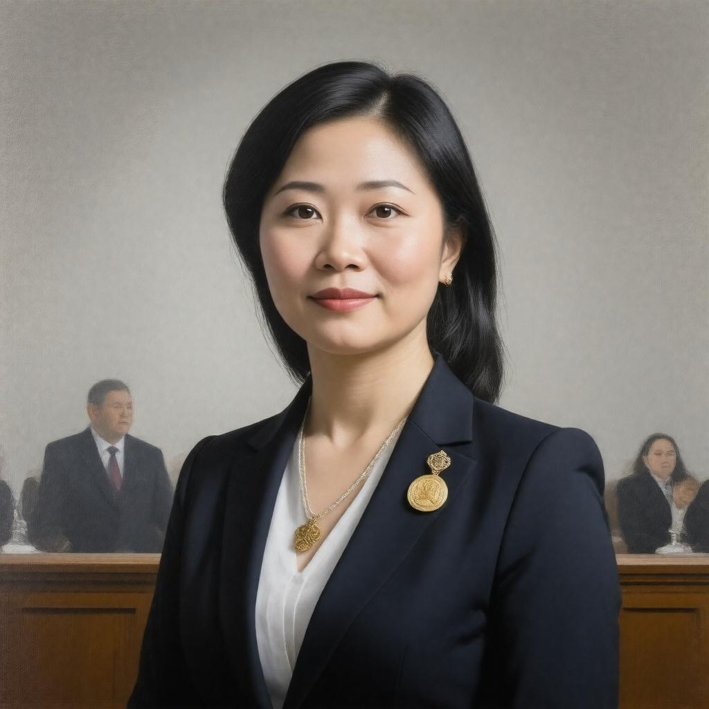 AI-created image of Teresa Cheng