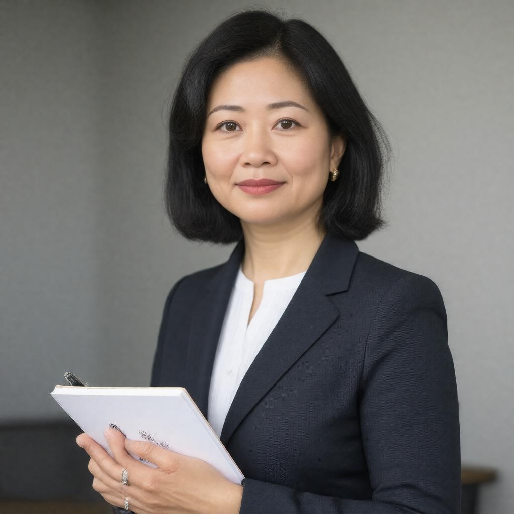 Click to view larger image AI-created image of Teresa Watanabe