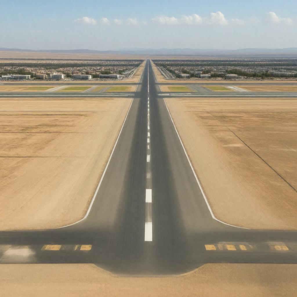 Click to view larger image AI-created image of Termez Airport