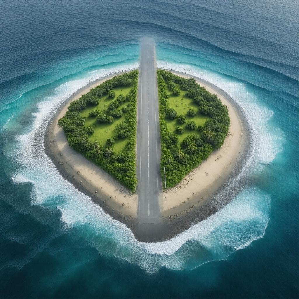 AI-created image of Tern Island