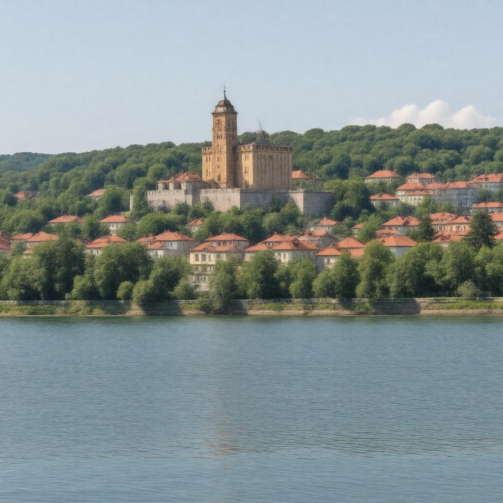 AI-created image of Ternopil, Ukraine