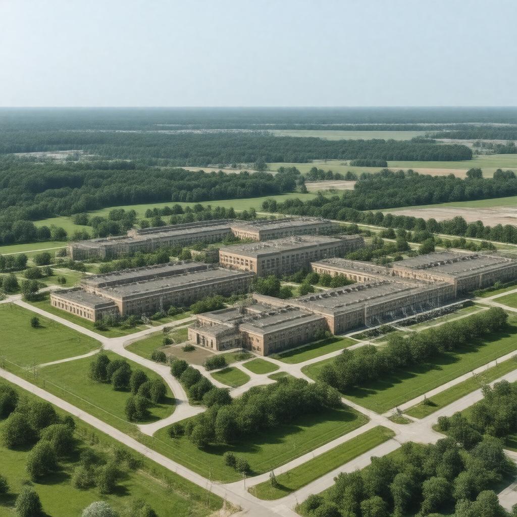 Click to view larger image AI-created image of Terre Haute Federal Correctional Complex