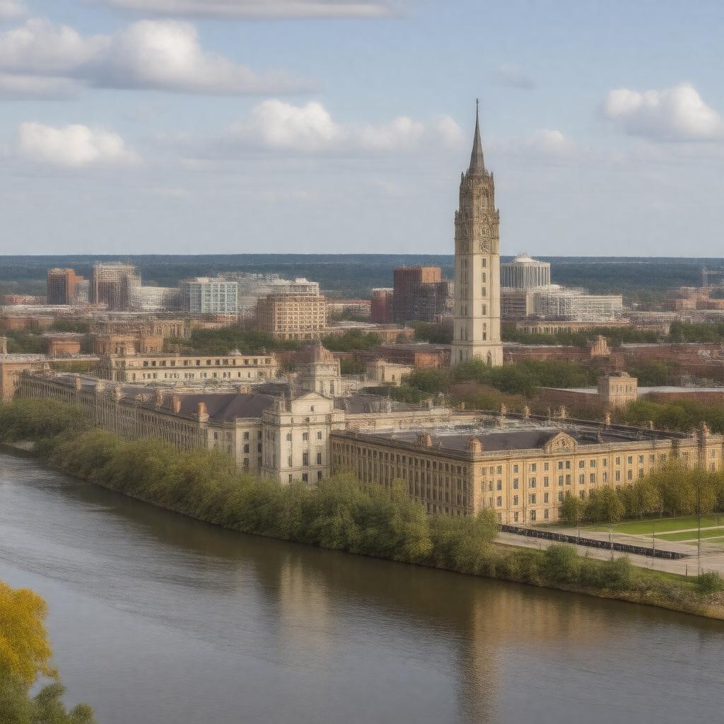 AI-created image of Terre Haute, Indiana, United States