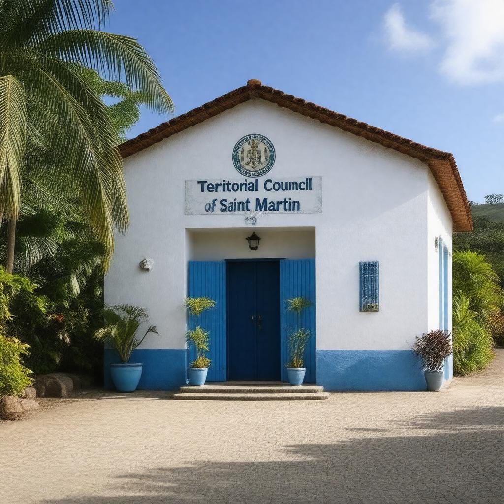 AI-created image of Territorial Council of Saint Martin