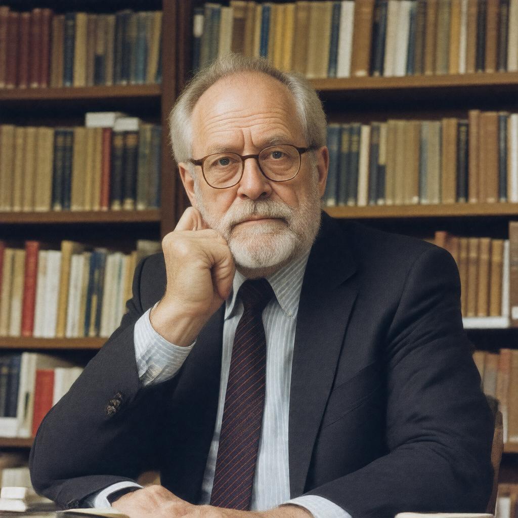 AI-created image of Terry Eagleton