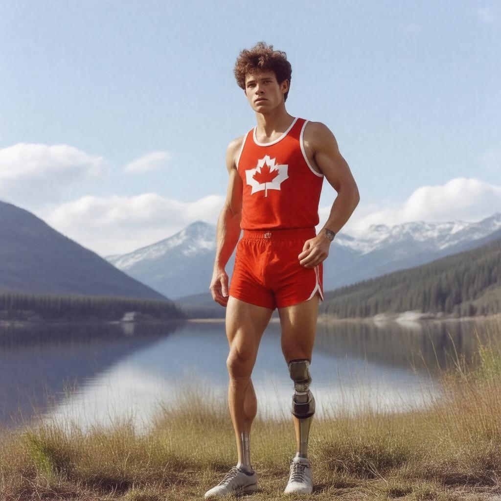 AI-created image of Terry Fox