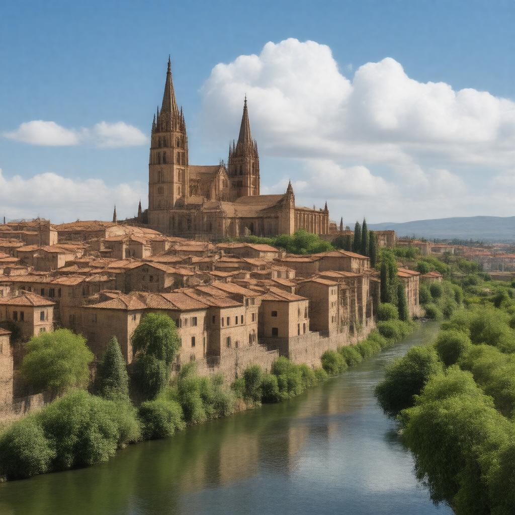AI-created image of Teruel, Spain