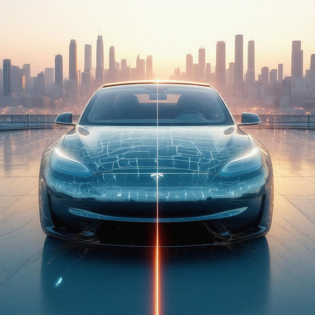 AI-created image of Tesla