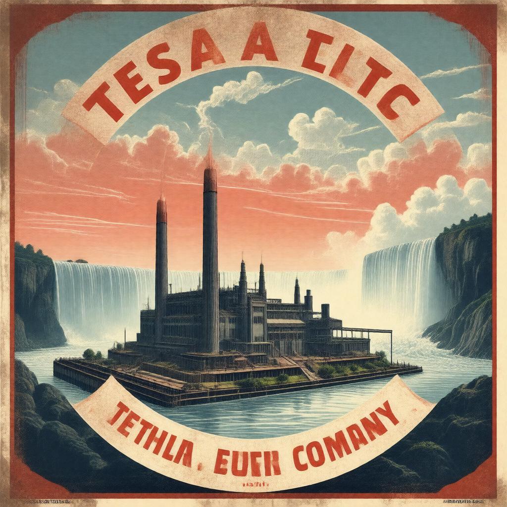 AI-created image of Tesla Electric Company