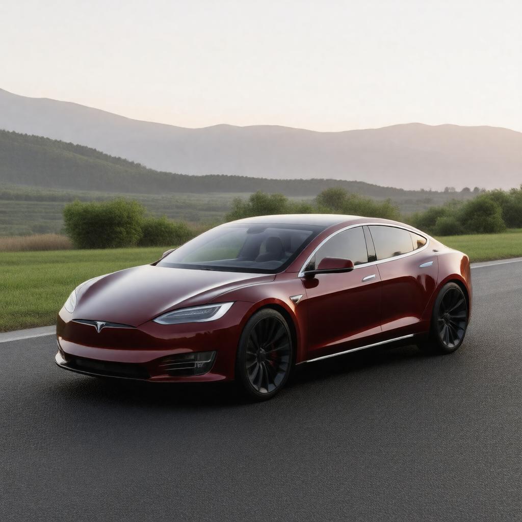 AI-created image of Tesla Model S