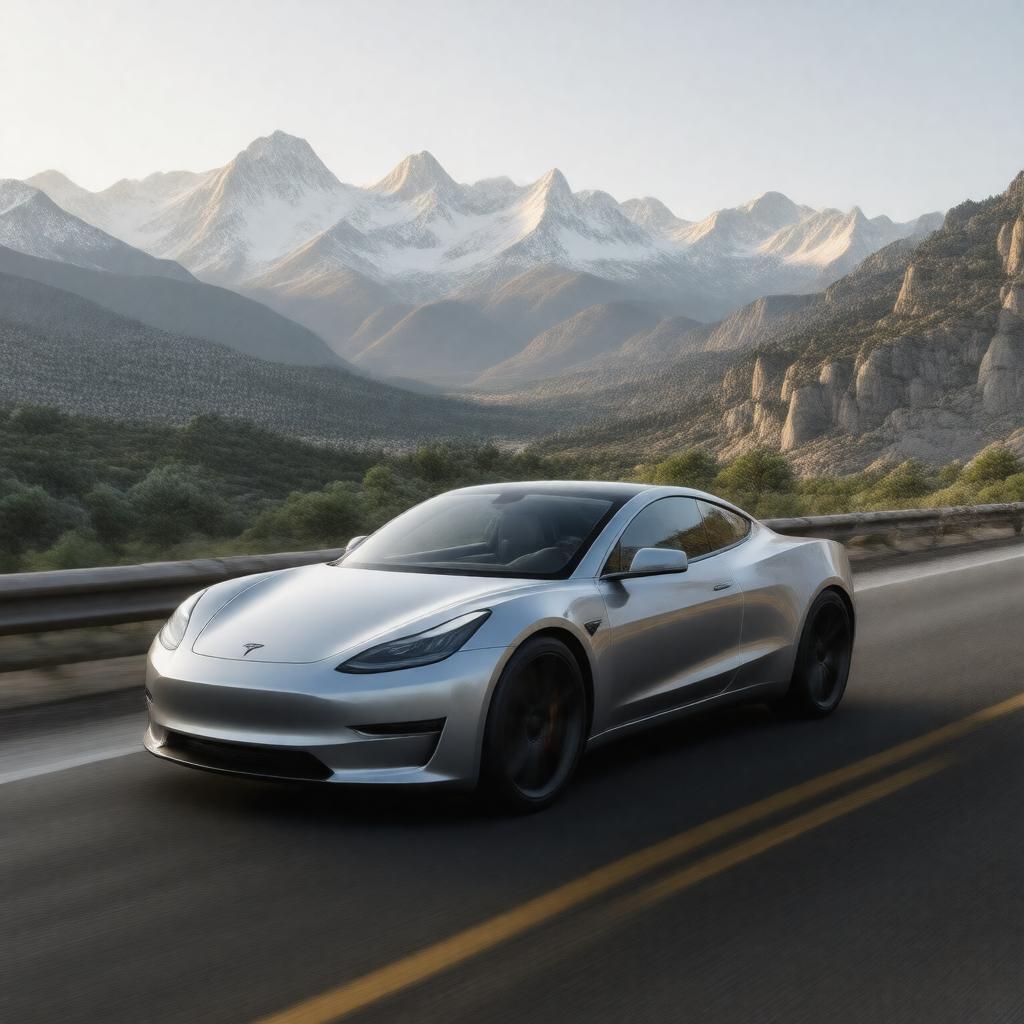 AI-created image of Tesla Roadster