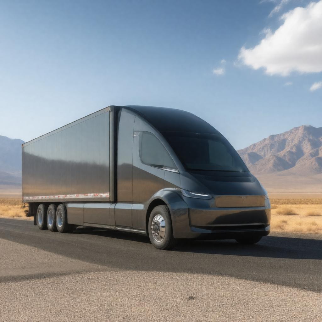 AI-created image of Tesla Semi