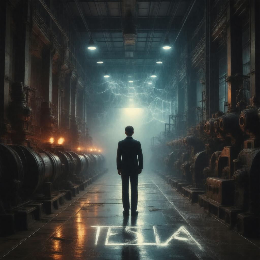 AI-created image of Tesla (film)
