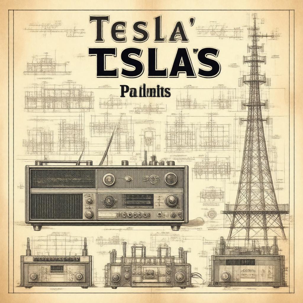 AI-created image of Tesla's radio patents