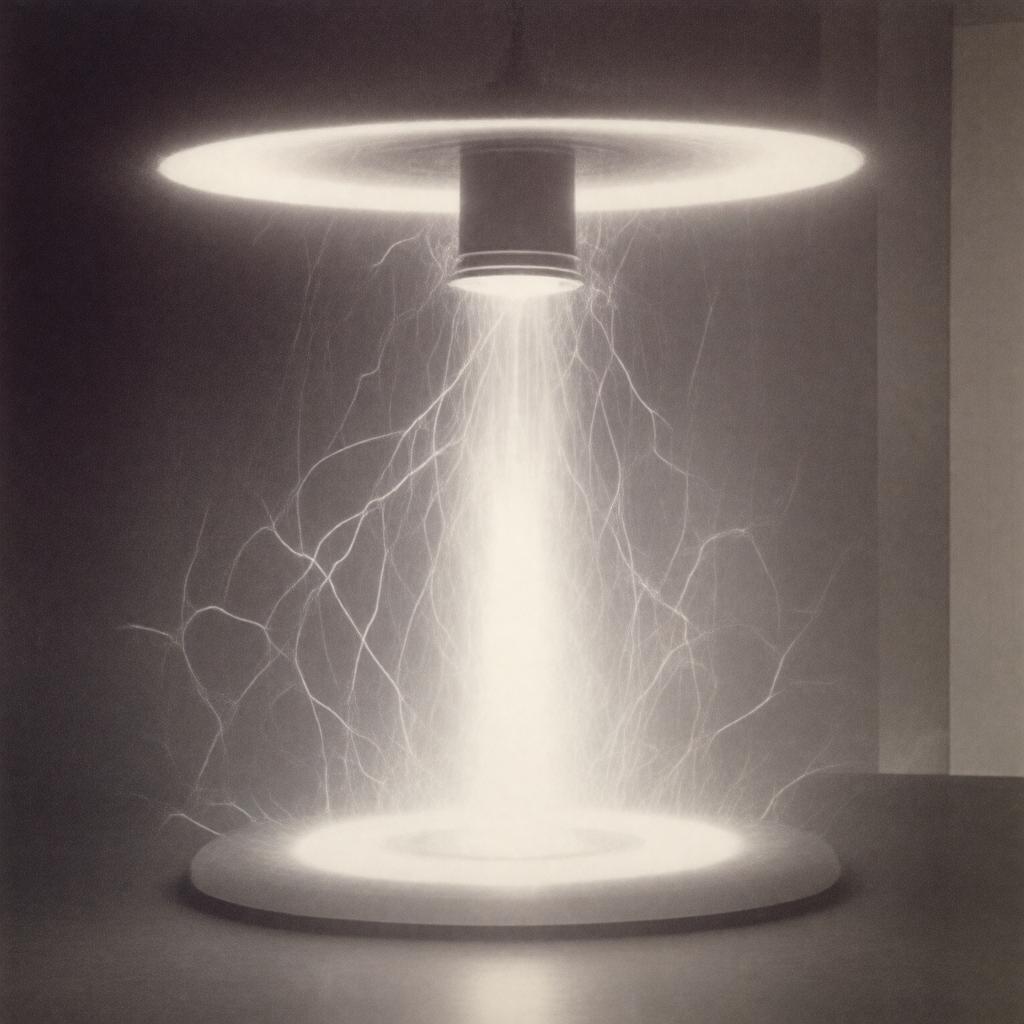 Click to view larger image AI-created image of Tesla's wireless lighting