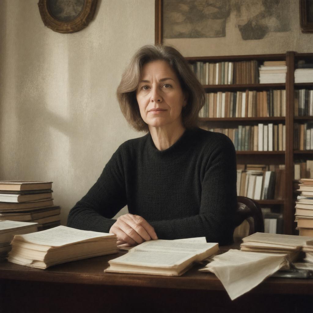 AI-created image of Tessa Hadley