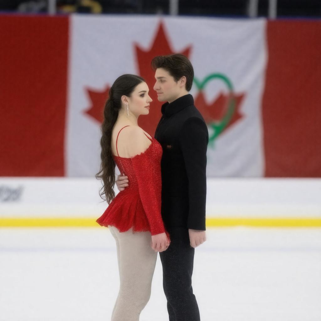 AI-created image of Tessa Virtue