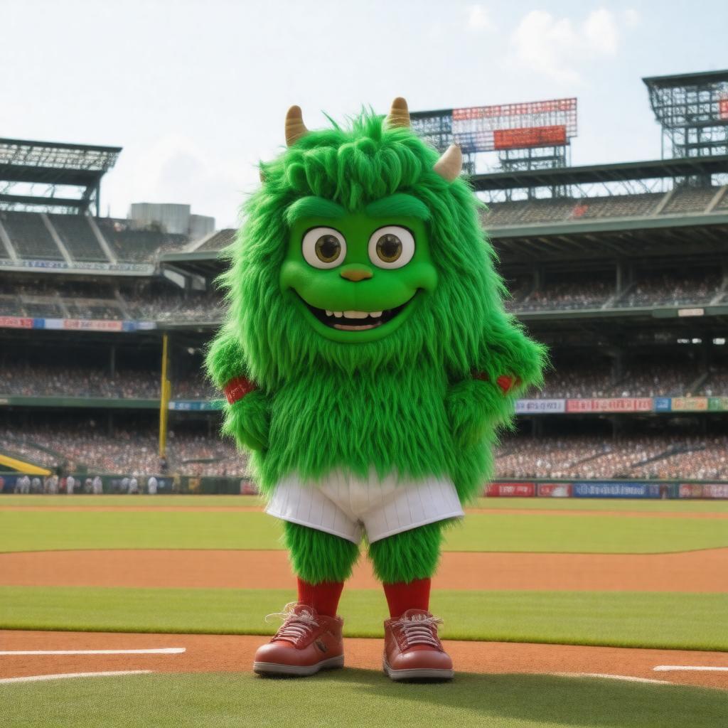 AI-created image of Tessie the Green Monster