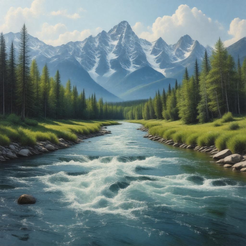 AI-created image of Teton River