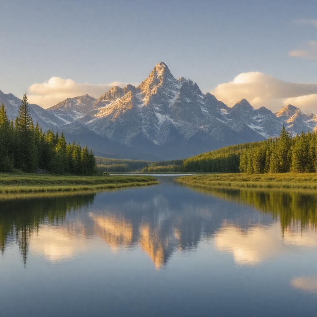 AI-created image of Teton Wilderness