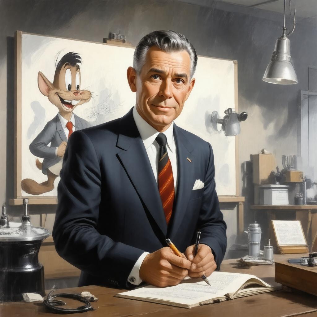 AI-created image of Tex Avery