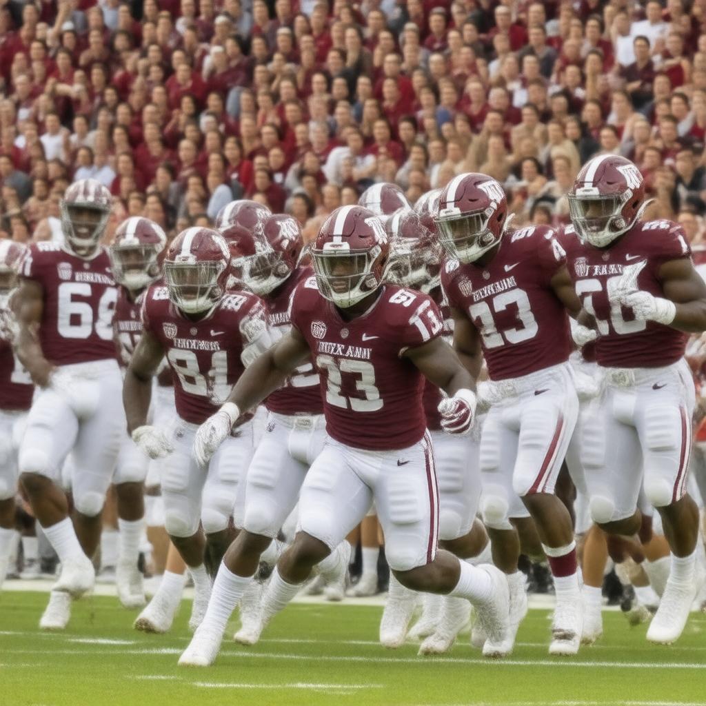 AI-created image of Texas A&M Aggies football