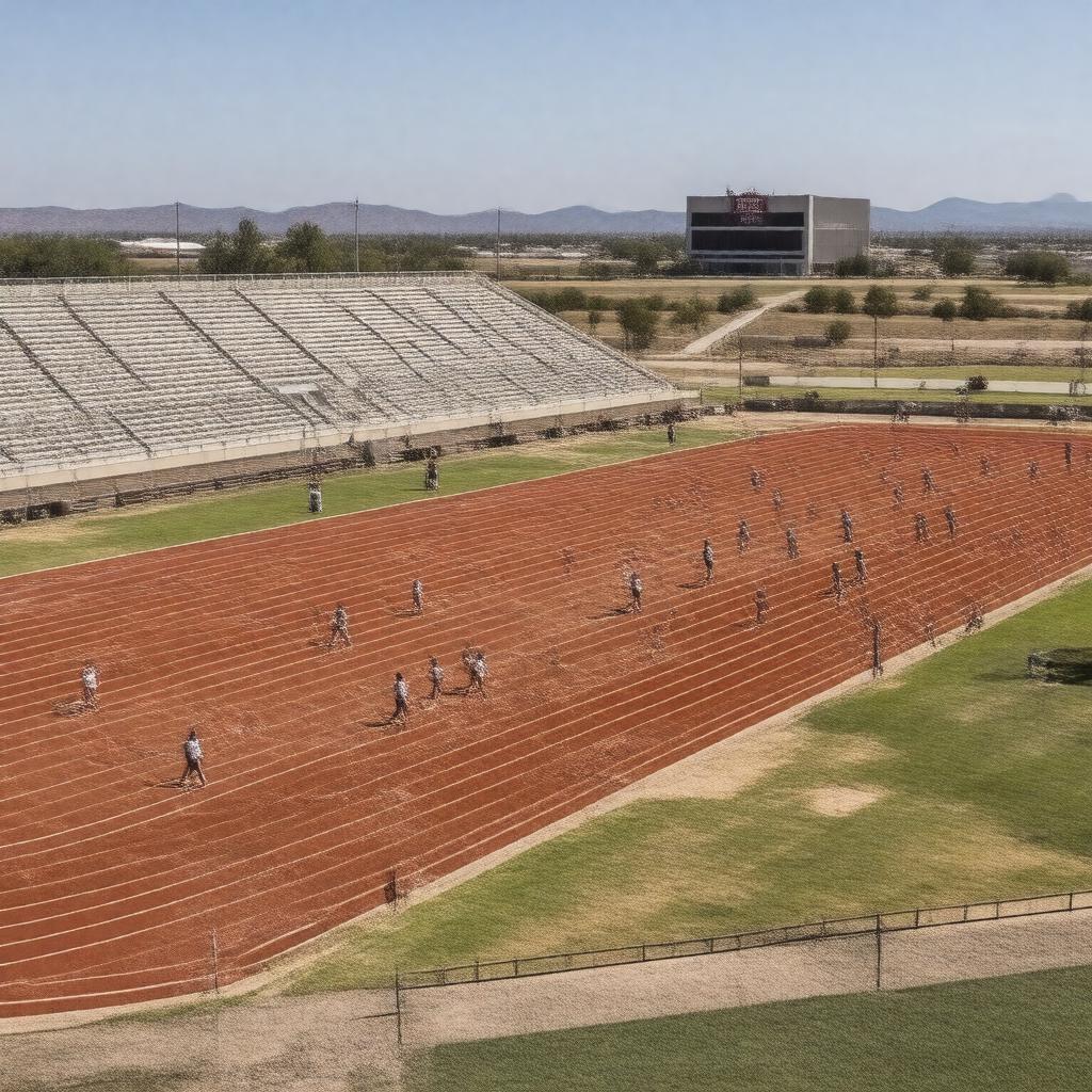 AI-created image of Texas A&M Aggies track and field