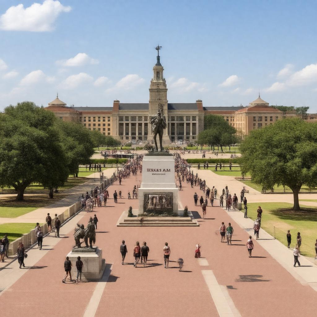 AI-created image of Texas A&M University