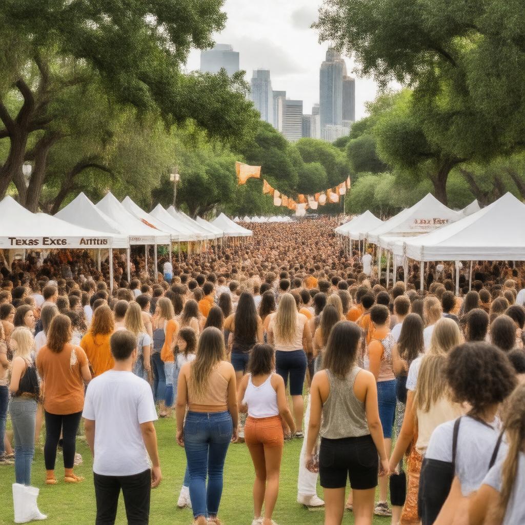 AI-created image of Texas Exes Alumni Weekend