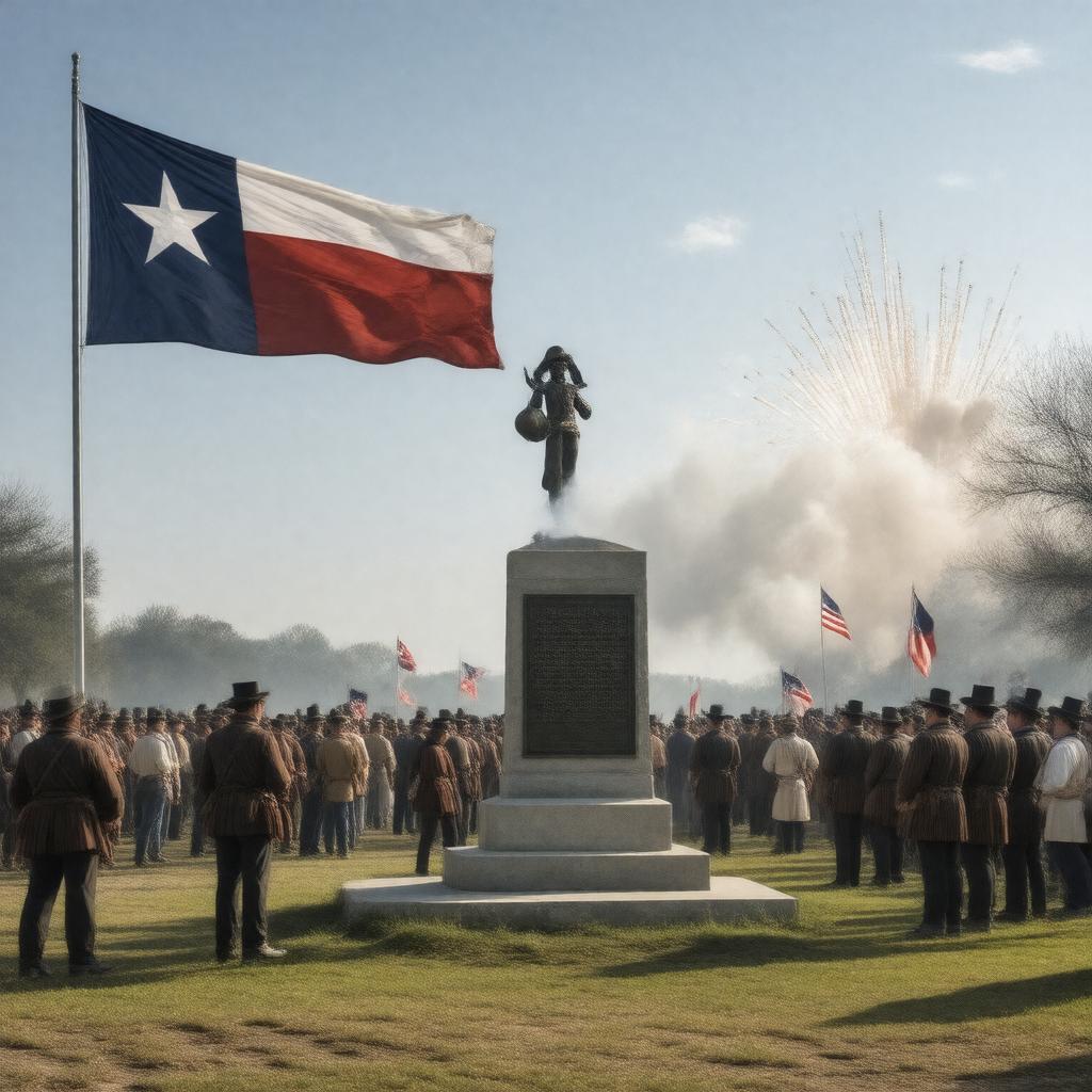 AI-created image of Texas Independence Day