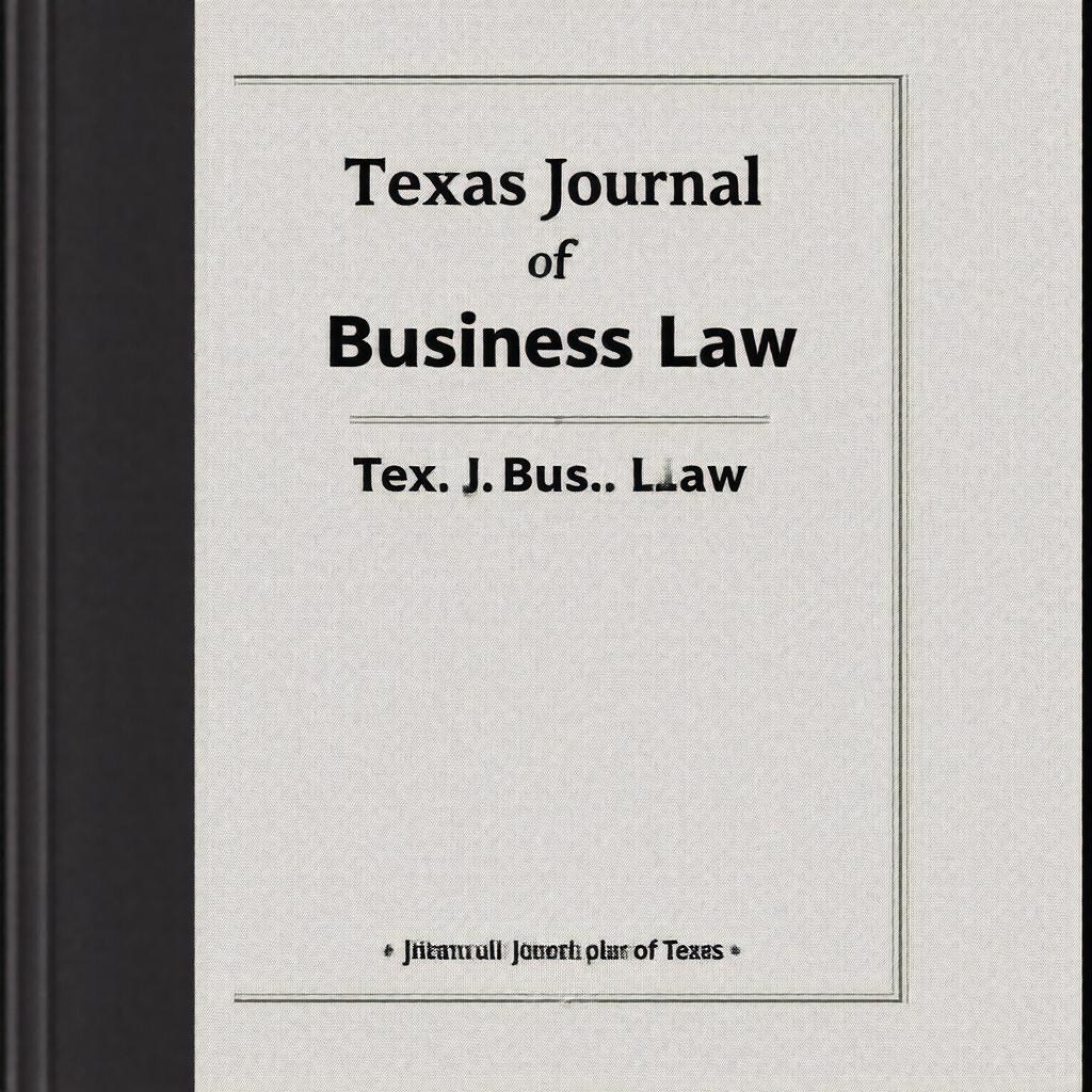 AI-created image of Texas Journal of Business Law