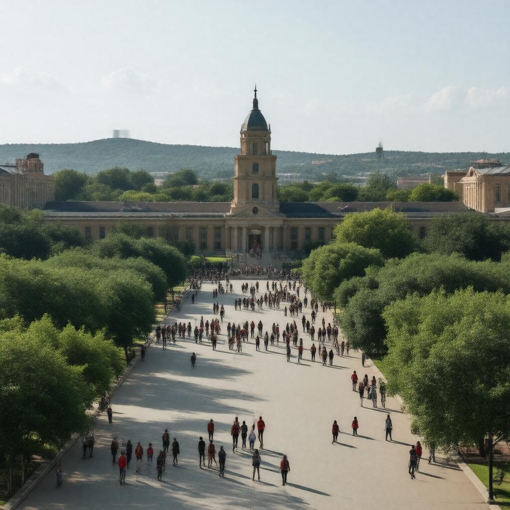 AI-created image of Texas Tech University