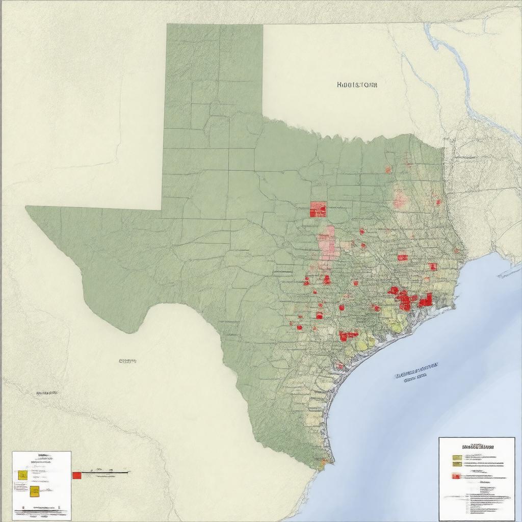 AI-created image of Texas's 7th congressional district