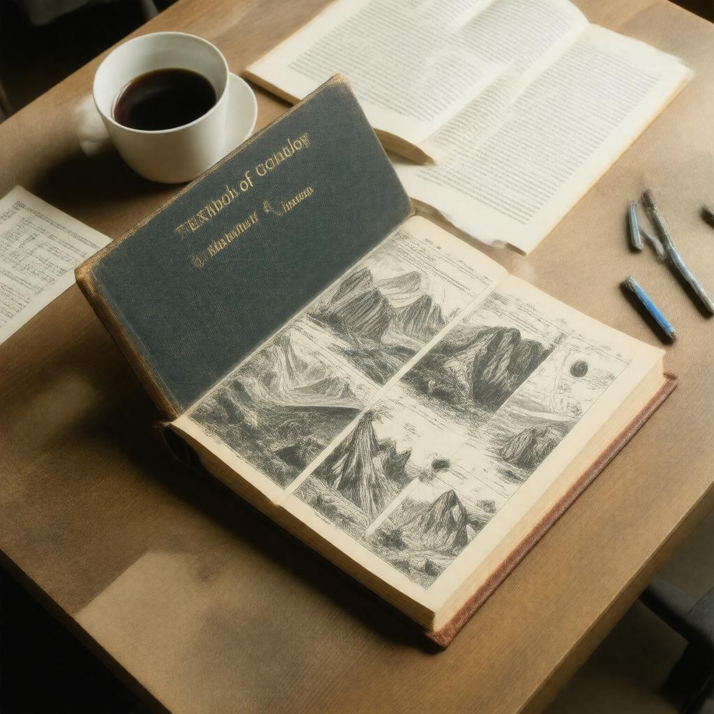 AI-created image of Textbook of Geology