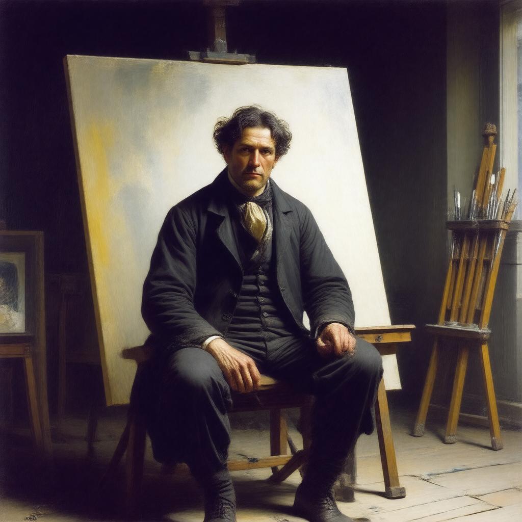 AI-created image of Théodore Géricault