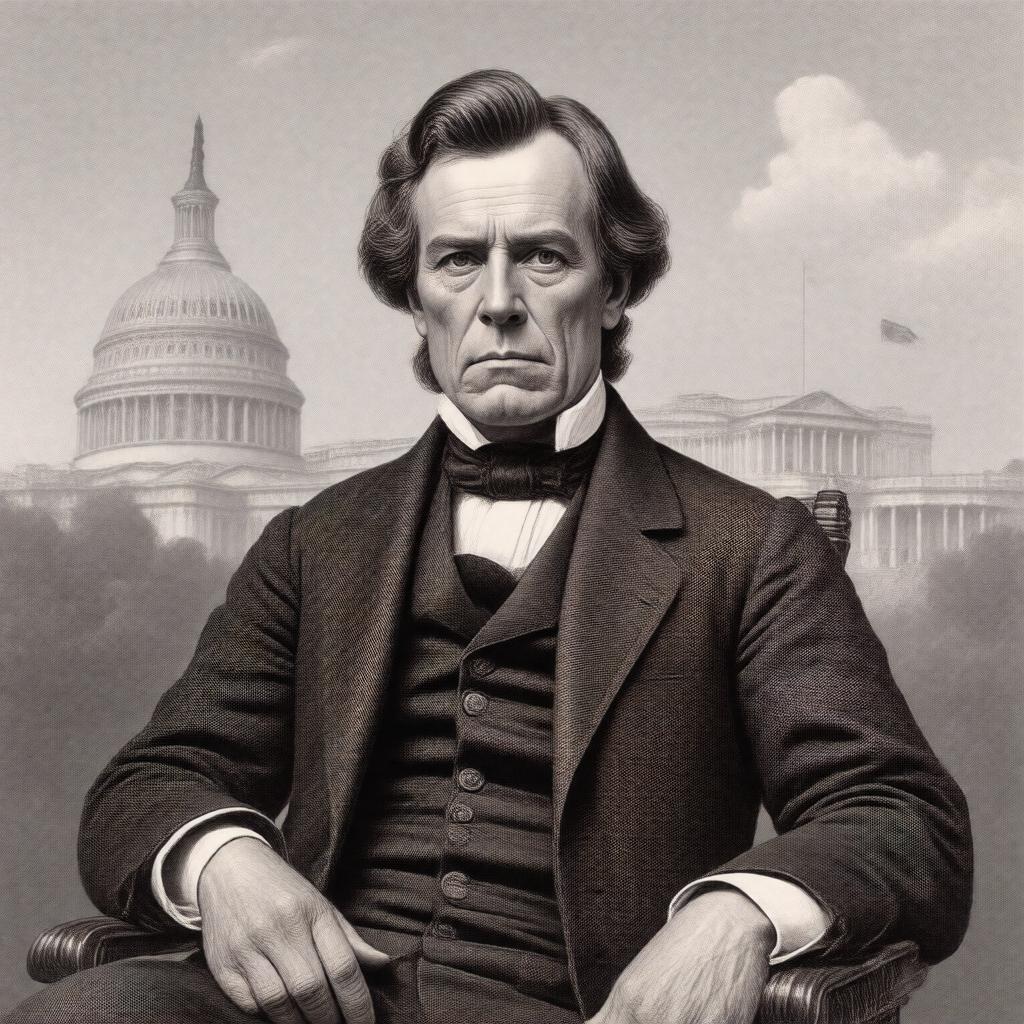 AI-created image of Thaddeus Stevens