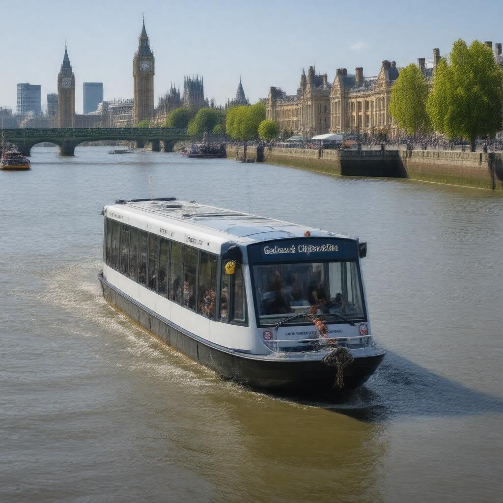 AI-created image of Thames Clippers