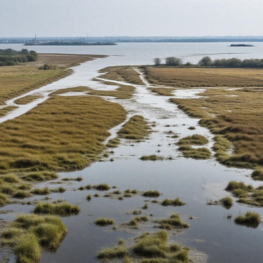 AI-created image of Thames Estuary