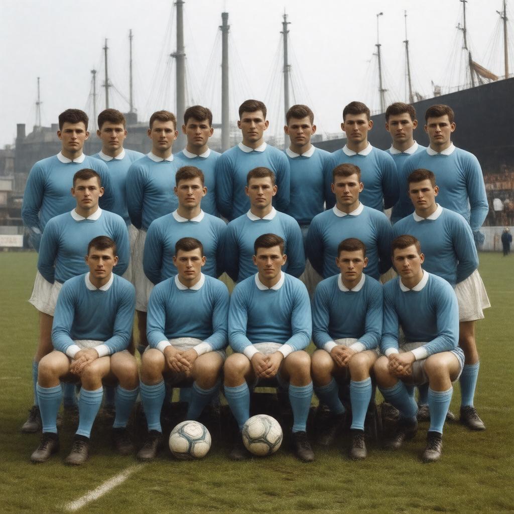 AI-created image of Thames Ironworks Football Club