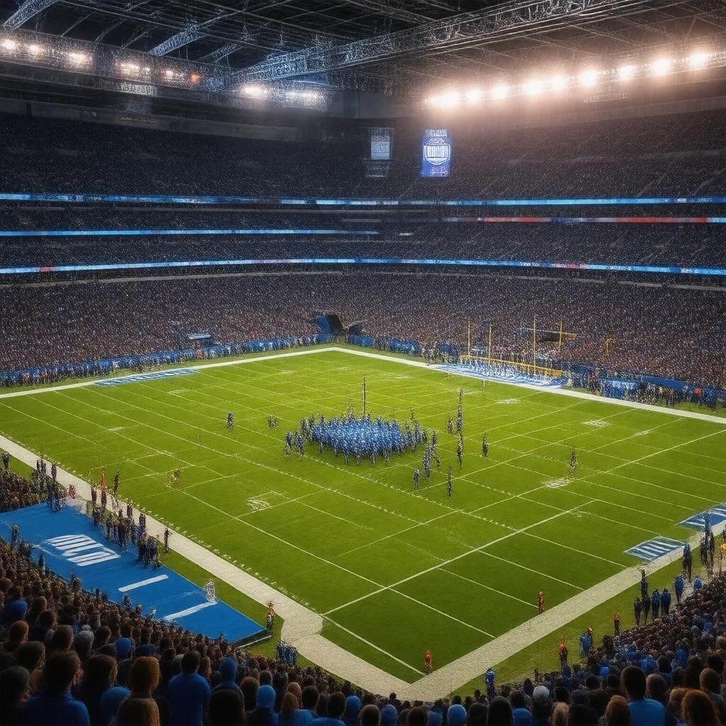 AI-created image of Thanksgiving Day games