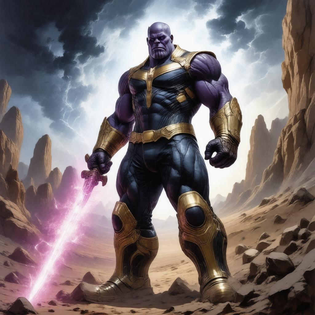 AI-created image of Thanos