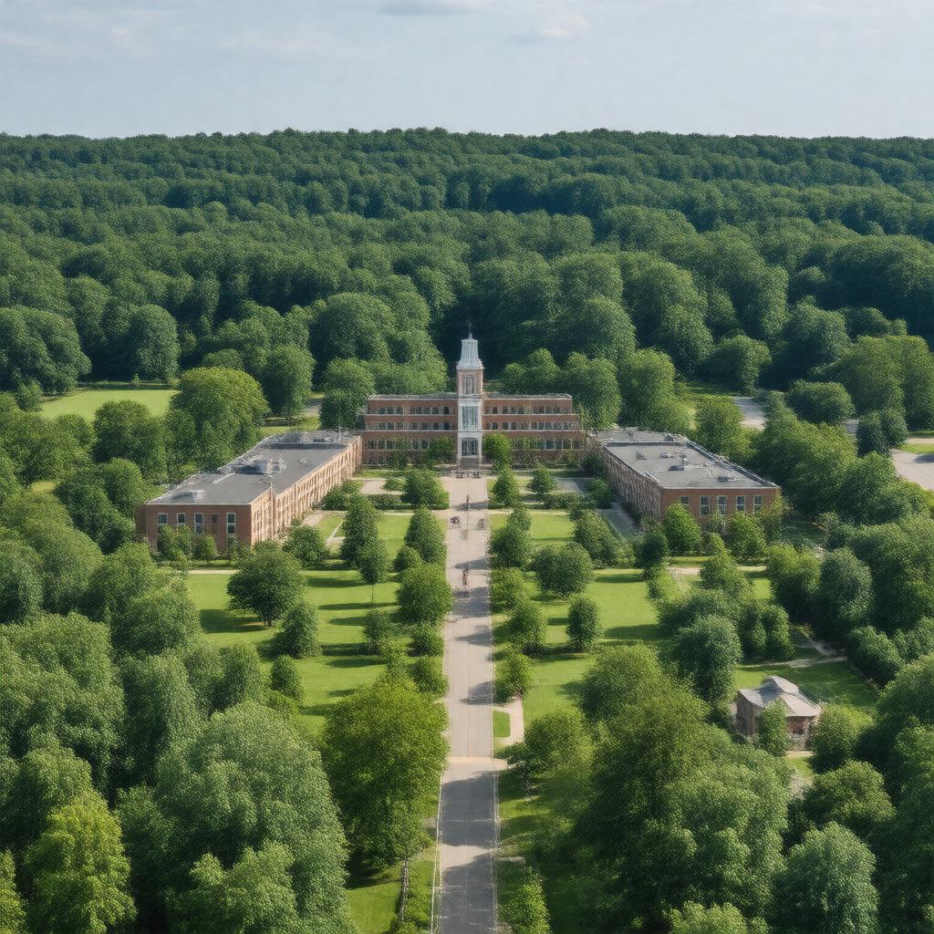 AI-created image of Thayer Campus