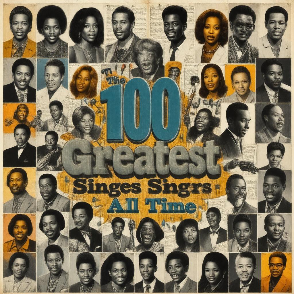 AI-created image of The 100 Greatest Singers of All Time