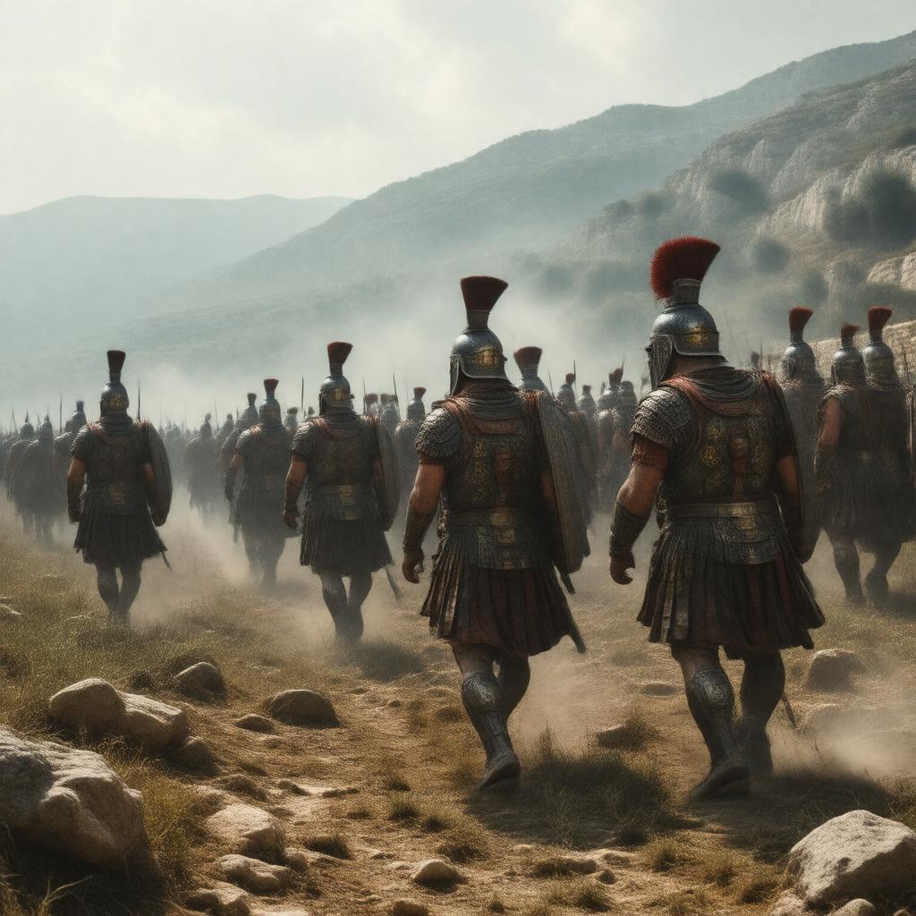 AI-created image of The 300 Spartans