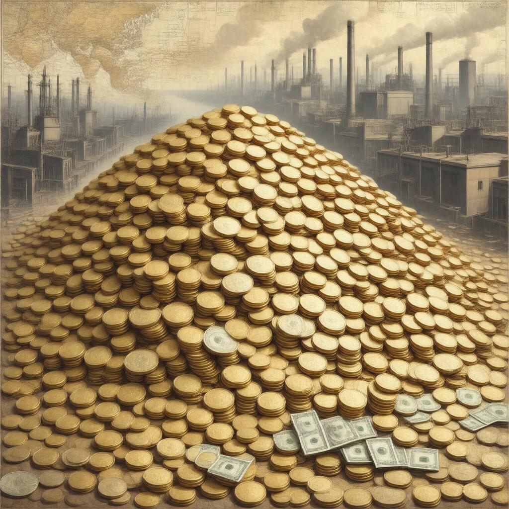 Click to view larger image AI-created image of The Accumulation of Capital