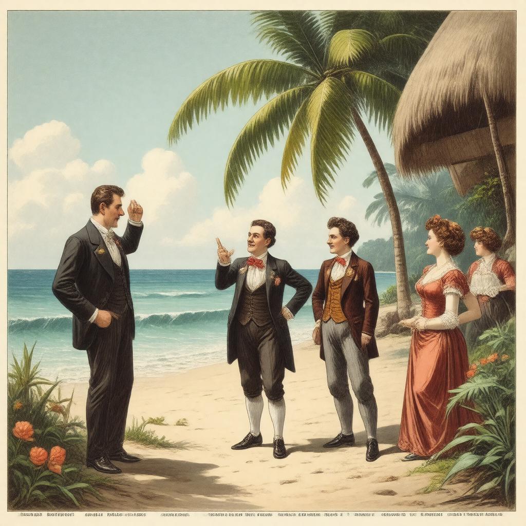 AI-created image of The Admirable Crichton