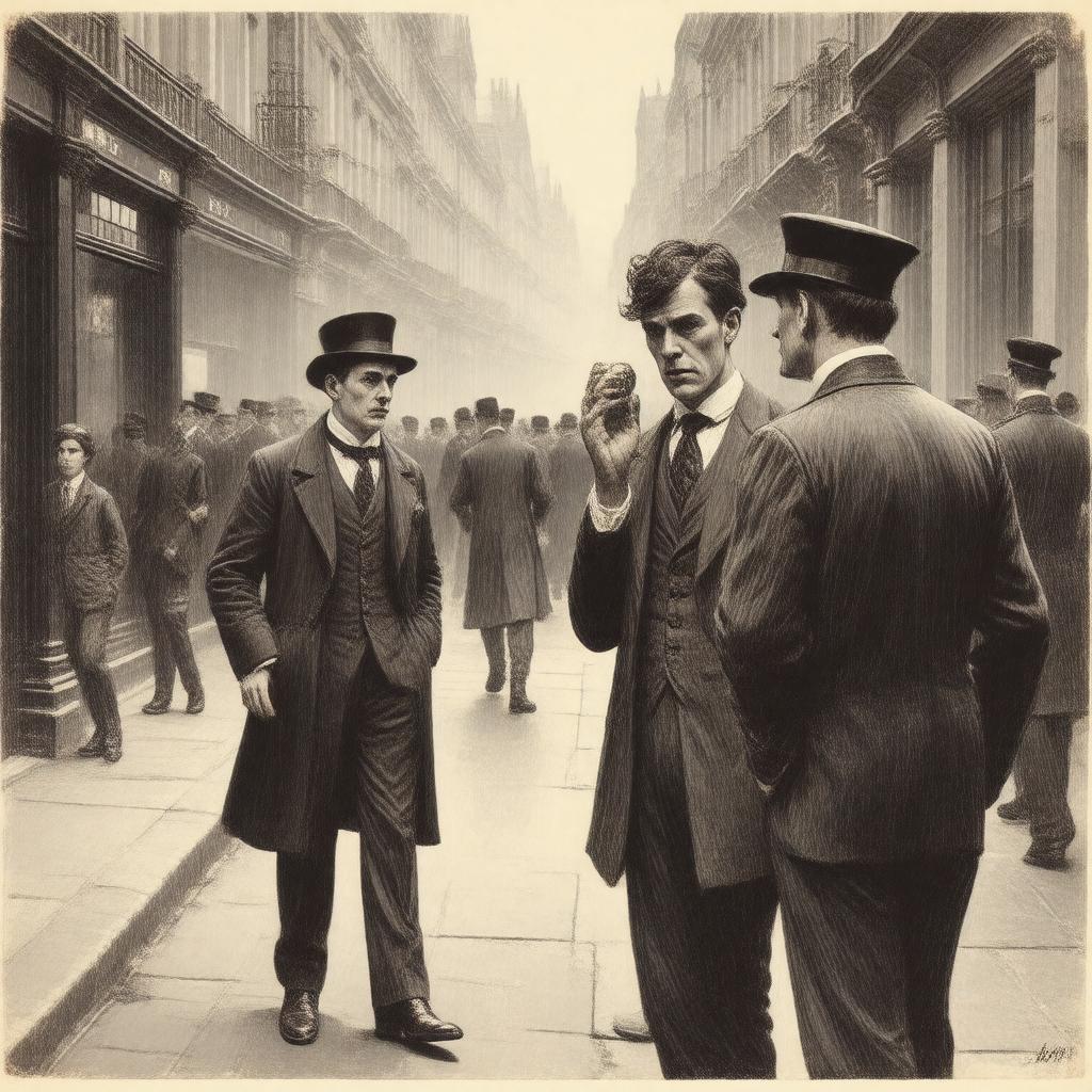 AI-created image of The Adventure of the Beryl Coronet