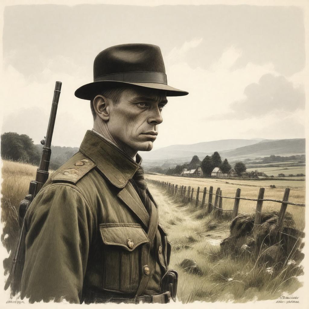 AI-created image of The Adventure of the Blanched Soldier