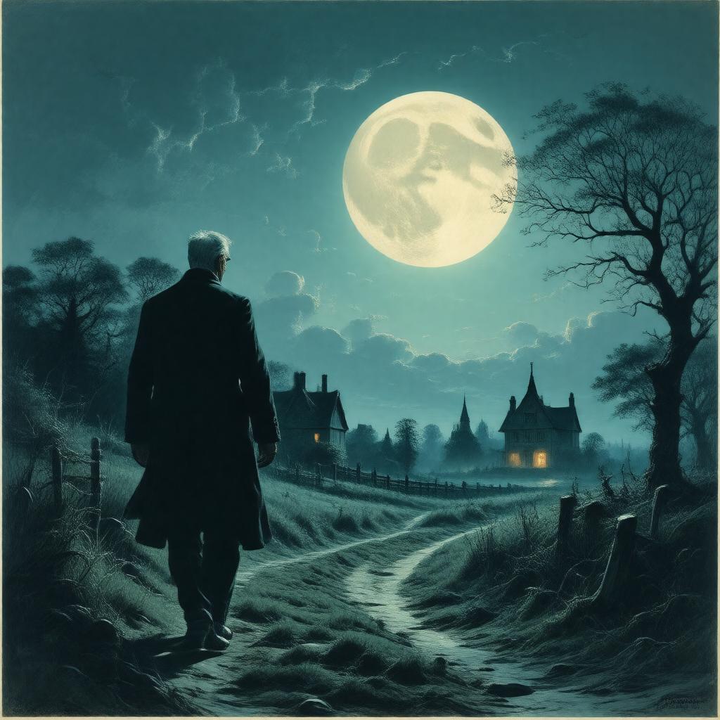 Click to view larger image AI-created image of The Adventure of the Creeping Man