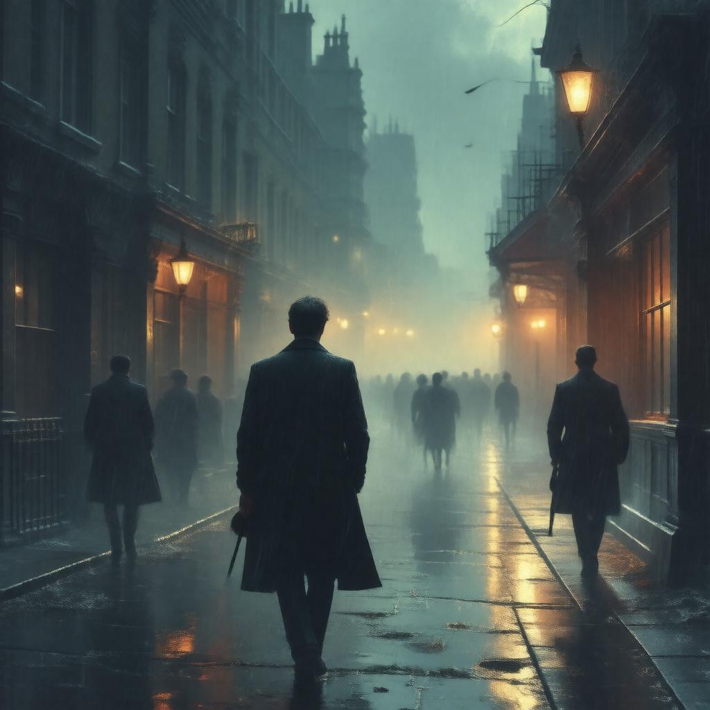 AI-created image of The Adventure of the Empty House